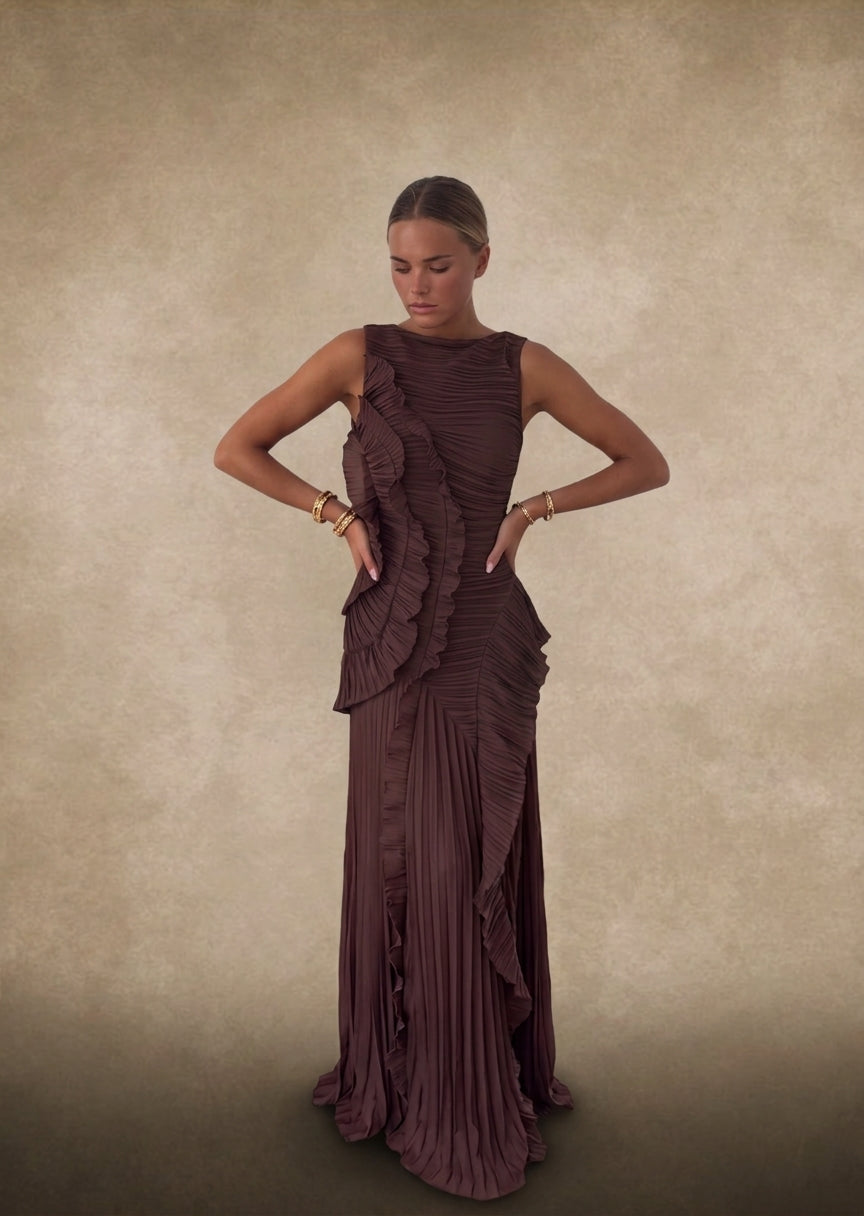 Seraphina Ruffled Maxi Dress