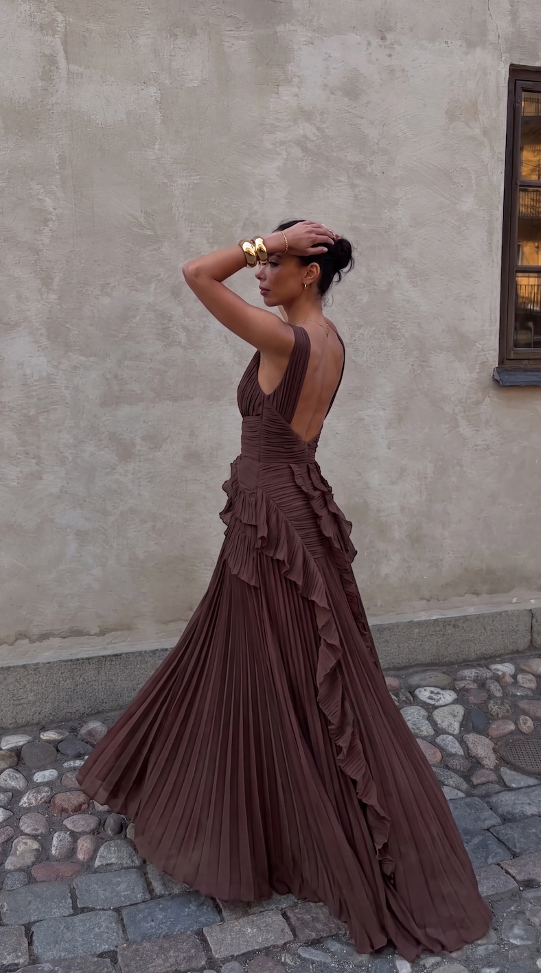 Seraphina Ruffled Maxi Dress