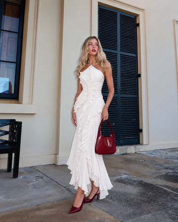 Vivienne Ruffle Maxi Dress