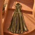Ariel Maxi Dress — Antique Gold