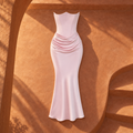 Lara Corset Maxi Dress — PINK