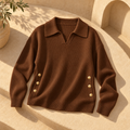 Ashley Knit Sweater — Brown