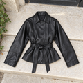 Valeria Leather Jacket — Black