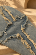 Light Wash Ripped Denim Jeans