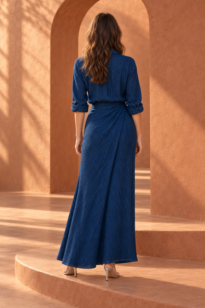 Janet Wrap Maxi Dress