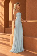 Solène Maxi Dress — Light Blue