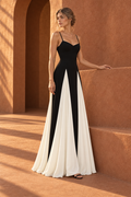 Gioia Two-Tone Maxi Dress