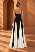 Gioia Two-Tone Maxi Dress