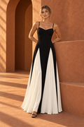 Gioia Two-Tone Maxi Dress