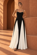 Gioia Two-Tone Maxi Dress