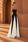 Gioia Two-Tone Maxi Dress