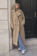 Anne Teddy Coat — Oat