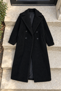 Anne Teddy Coat — Black