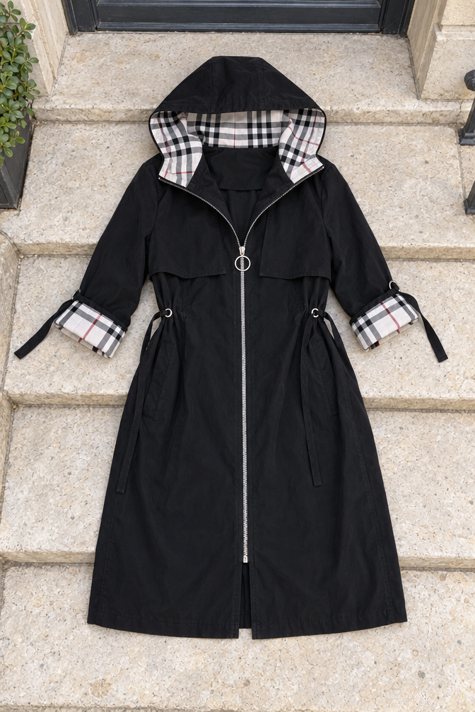 Roan Rain Coat — Black