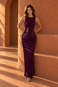 Maxi Dress — Purple