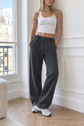 Snow Baggy Sweatpants — Black