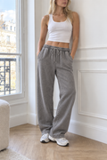 Snow Baggy Sweatpants — Light Gray