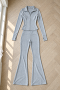 Jaden Flared Set — Grey