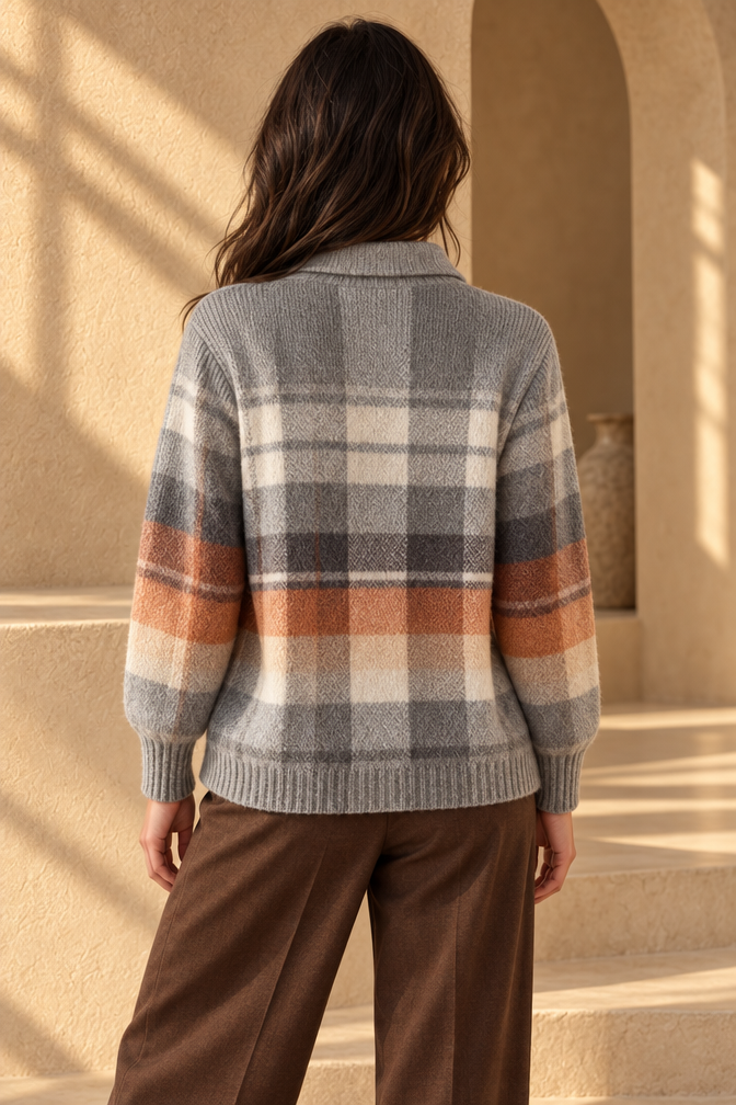 Jaimie Check Cardigan