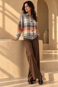 Jaimie Check Cardigan
