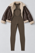 Lexy Pilates Jumpsuit — Dark brown