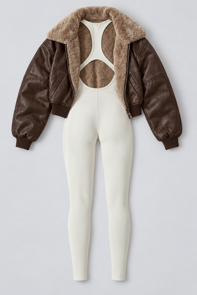 Lexy Pilates Jumpsuit — White