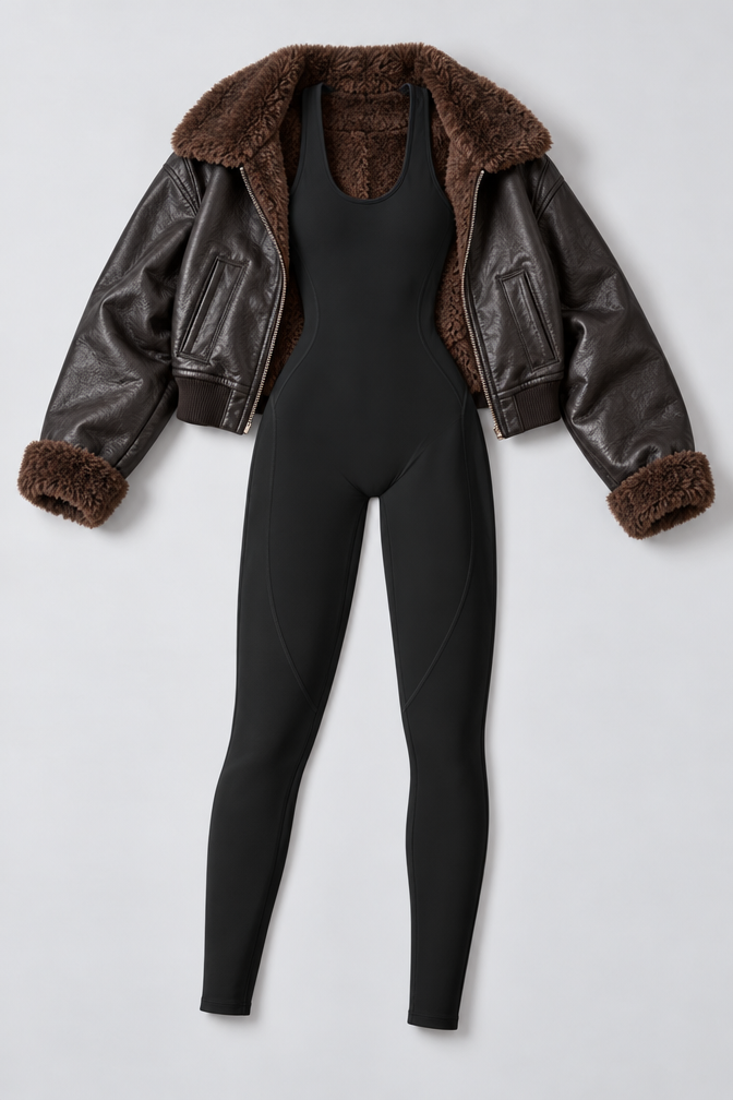 Lexy Pilates Jumpsuit — Black
