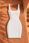 Laila Bandeau Mini Dress — White