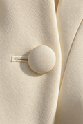 Hadid A-Line Button Mini Dress