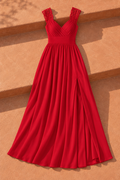 Ayra Maxi Dress — Red