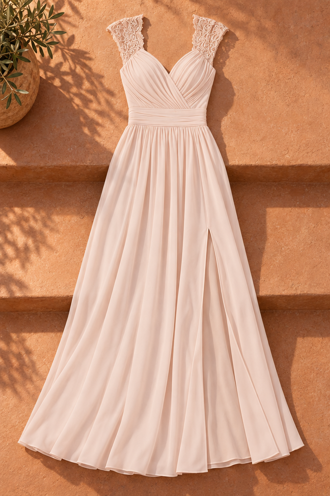 Ayra Maxi Dress — Beige