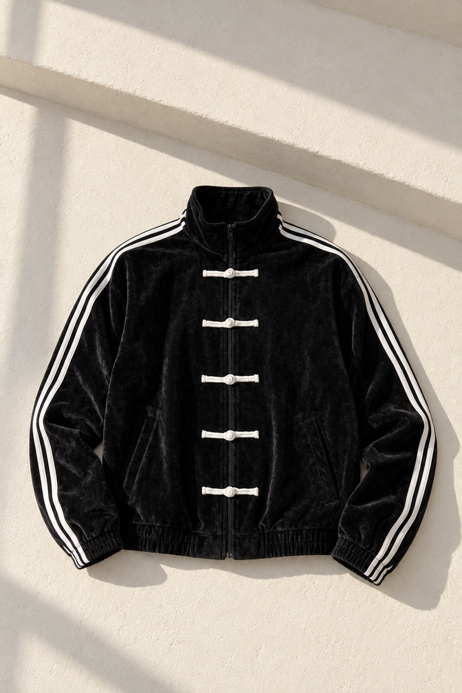 Aurora Track Jacket — Black