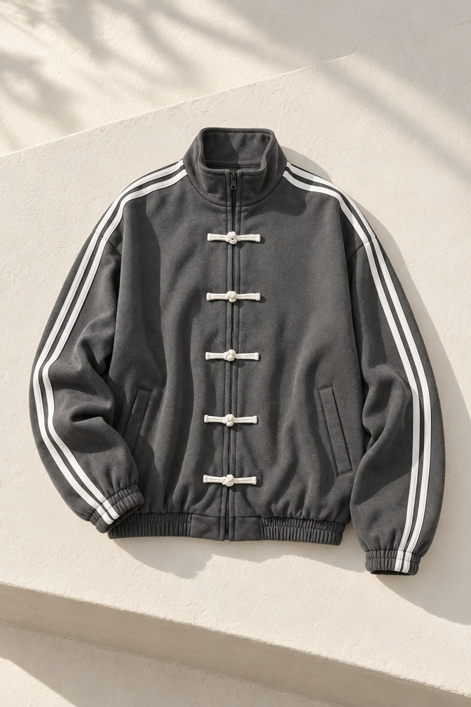 Aurora Track Jacket — Grey