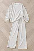 Callista Striped Set — White