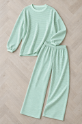 Callista Striped Set — Light Green