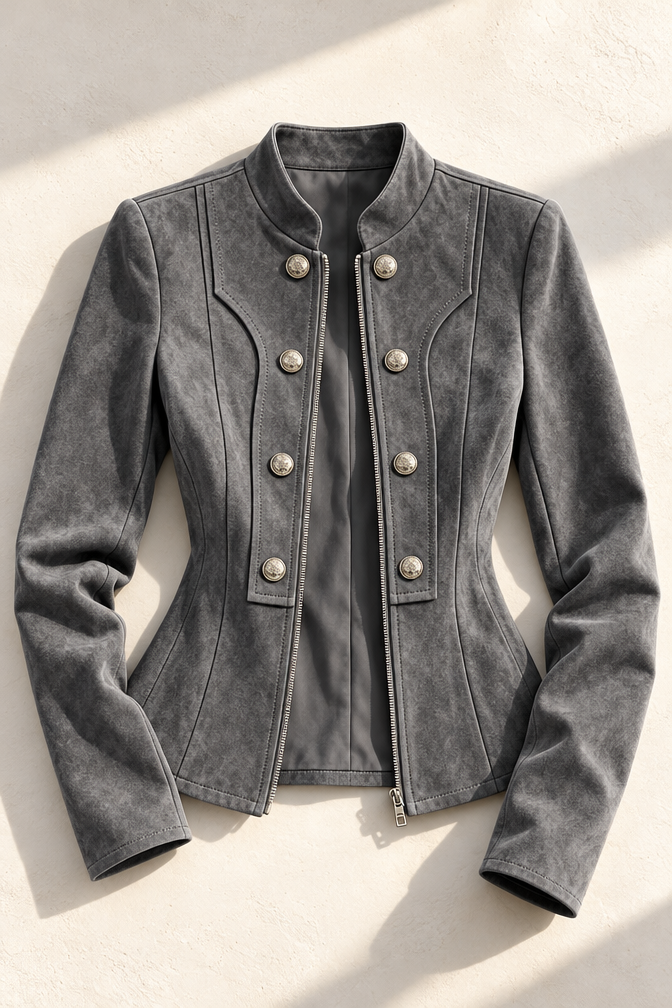Cecilia Tailored Jacket — Gray
