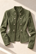 Cecilia Tailored Jacket — Dark Green