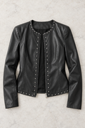 Cosima Leather Jacket — Black
