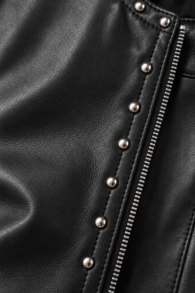 Cosima Leather Jacket — Black