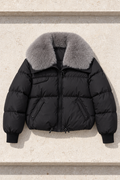 Dahlia Puffer Jacket — Black