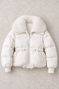 Dahlia Puffer Jacket — White