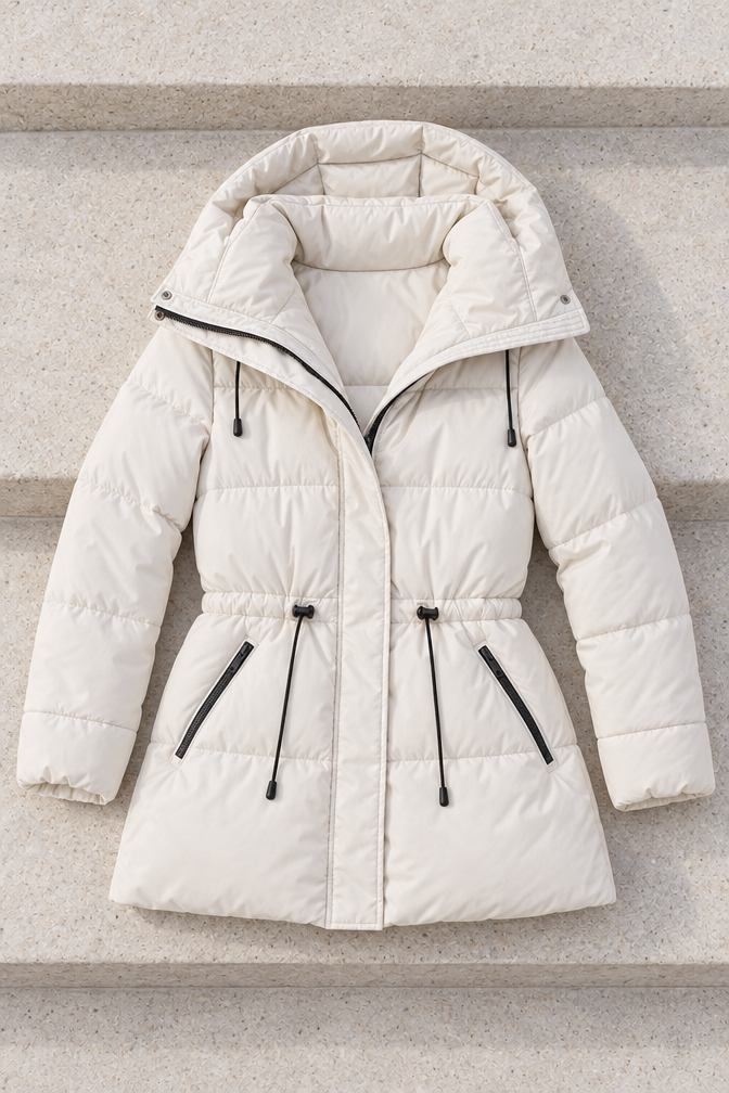Dorothea Parka Jacket — Beige