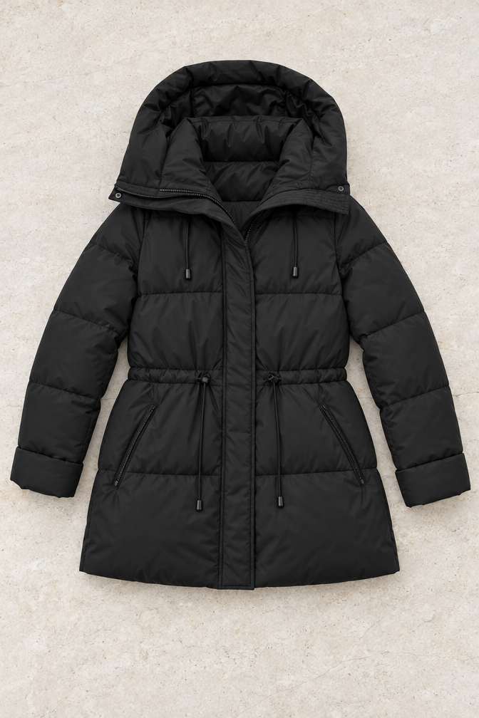 Dorothea Parka Jacket — Black