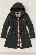 Elena Raincoat — Black