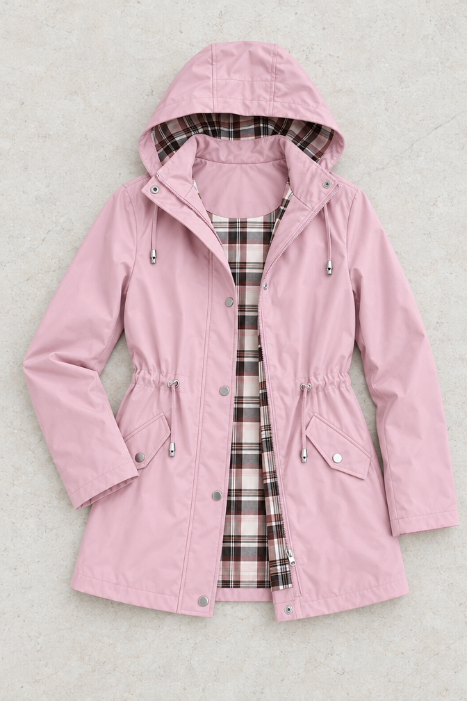 Elena Raincoat — Pink