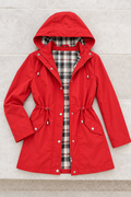 Elena Raincoat — Red