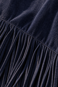 Esme Tassel Mini Dress — Navy Blue