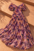 Farah Chiffon Maxi Dress — Enchanted Garden