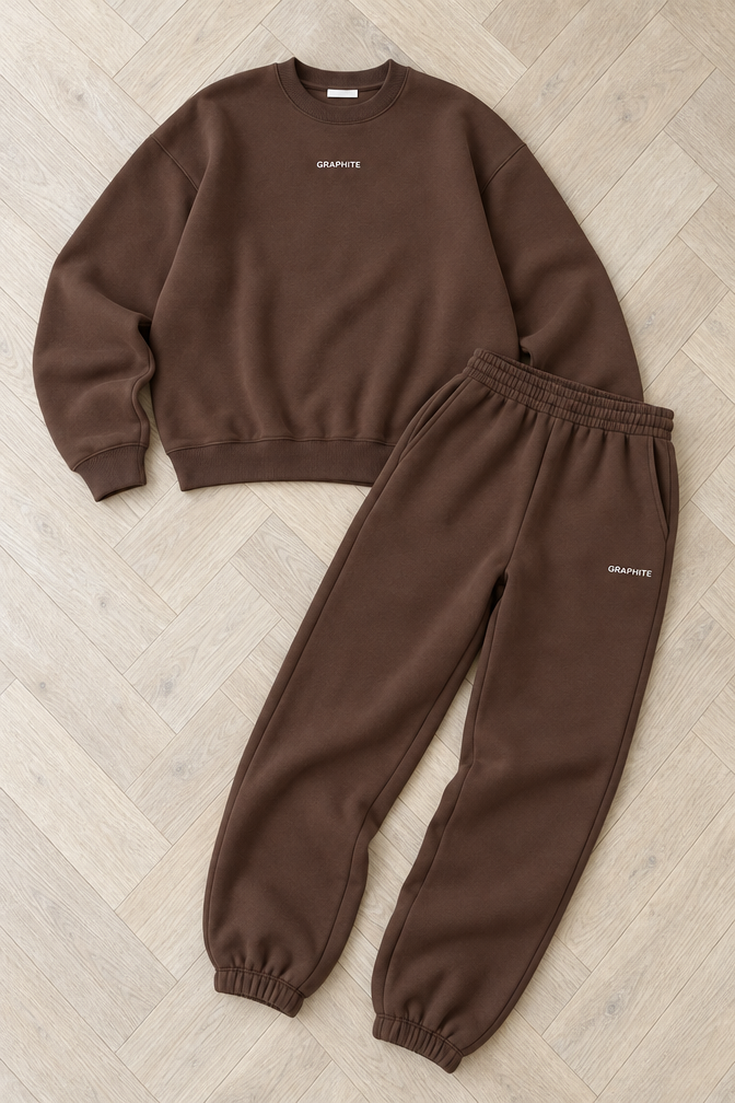 Faye Tracksuit — Chocolate