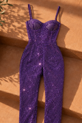 Florence Jumpsuit — Purple
